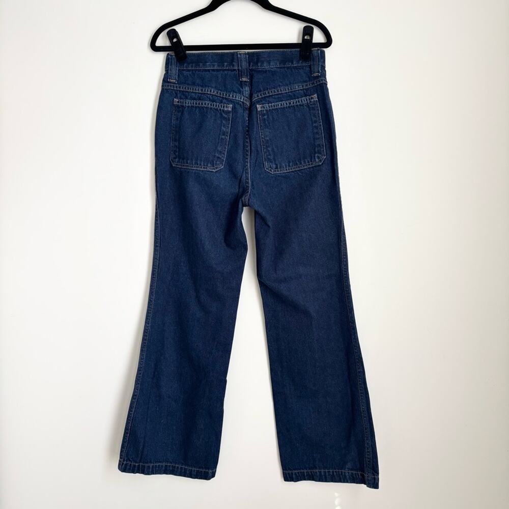 Christy Dawn The Lula Jeans High-Rise Bootcut Front Pockets Kick Flare Denim - Picture 5 of 7